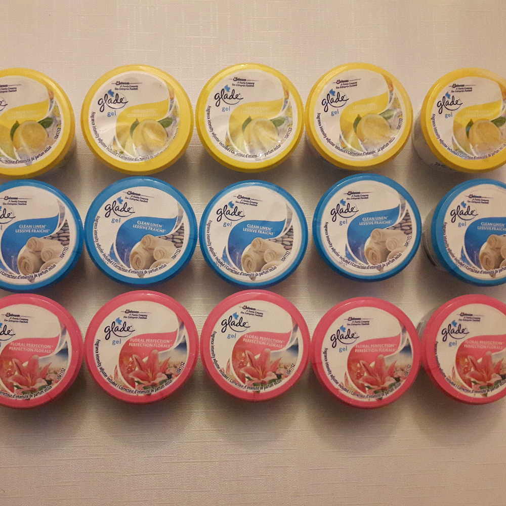 Glade Gel Air Pots LOT of 15